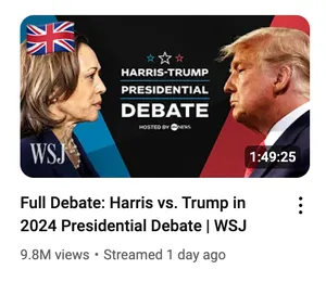 Trump / Harris debate